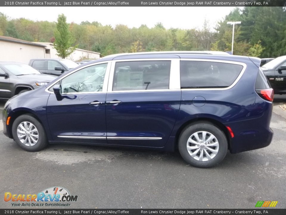 2018 Chrysler Pacifica Touring L Jazz Blue Pearl / Cognac/Alloy/Toffee Photo #2