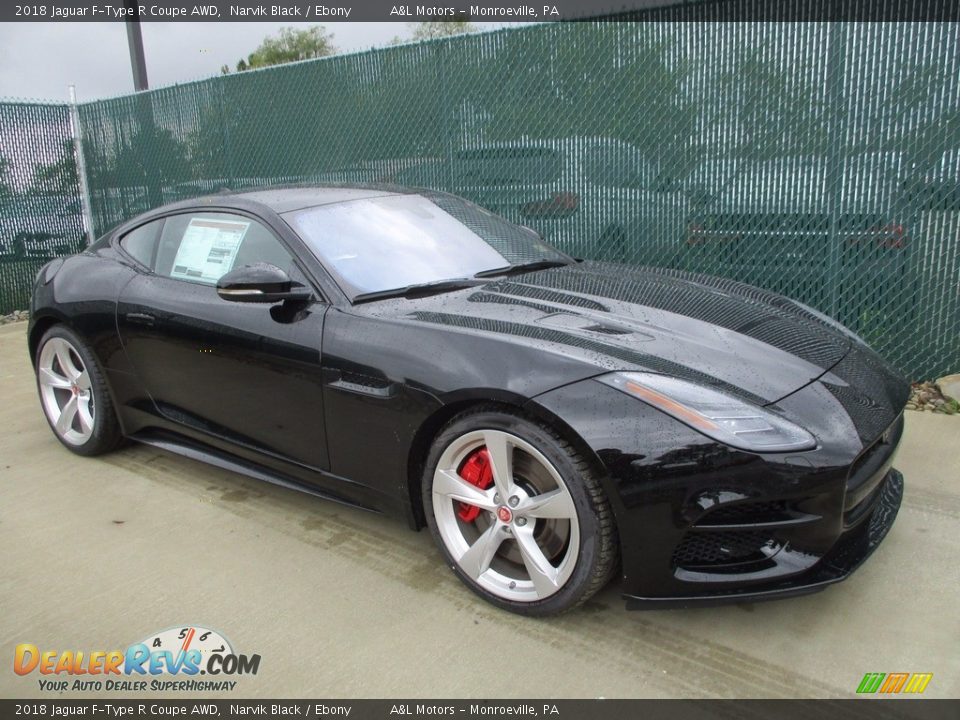 Front 3/4 View of 2018 Jaguar F-Type R Coupe AWD Photo #1