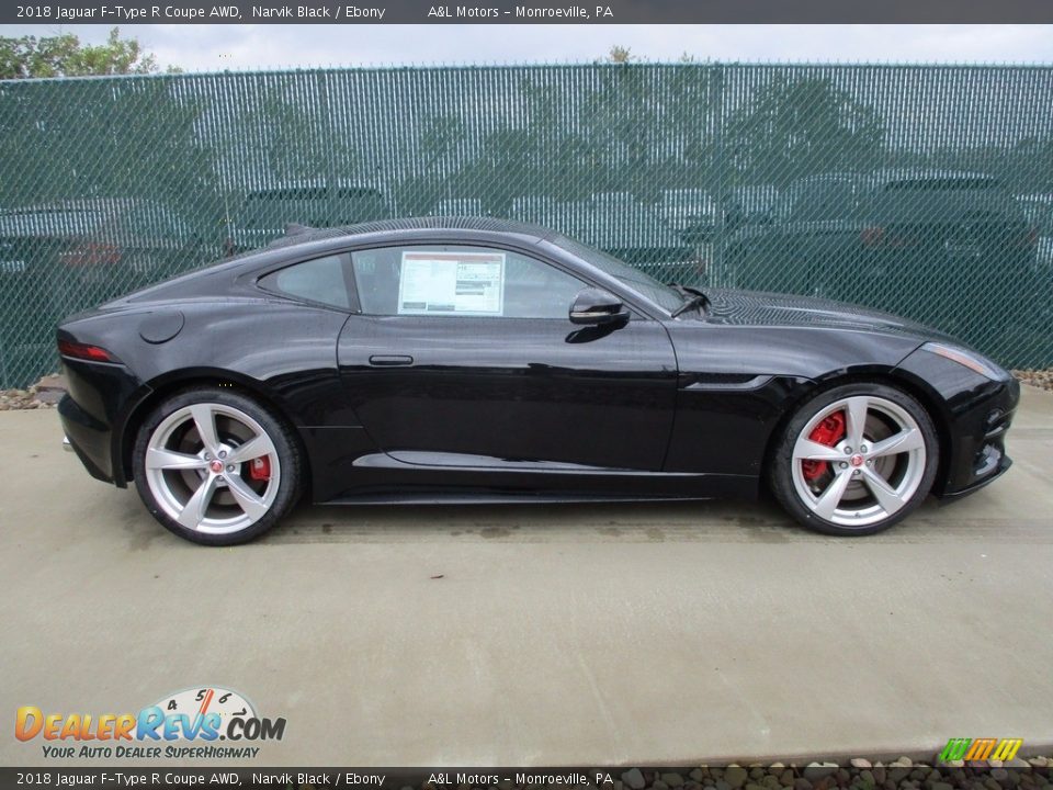 Narvik Black 2018 Jaguar F-Type R Coupe AWD Photo #2
