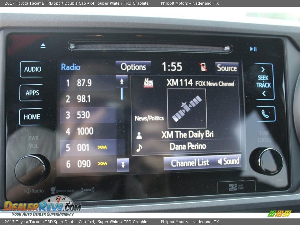 2017 Toyota Tacoma TRD Sport Double Cab 4x4 Super White / TRD Graphite Photo #12