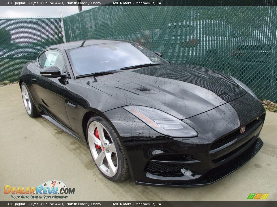Narvik Black 2018 Jaguar F-Type R Coupe AWD Photo #6