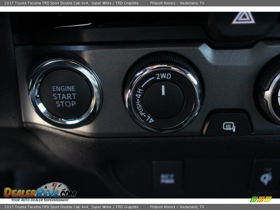 2017 Toyota Tacoma TRD Sport Double Cab 4x4 Super White / TRD Graphite Photo #14