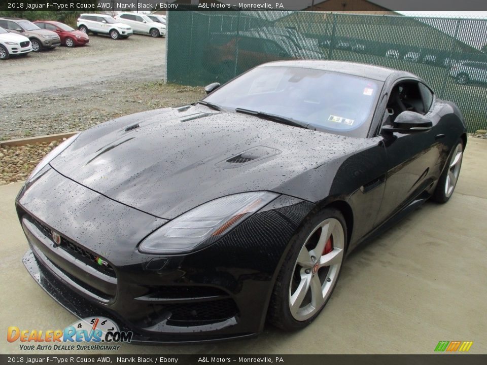2018 Jaguar F-Type R Coupe AWD Narvik Black / Ebony Photo #8