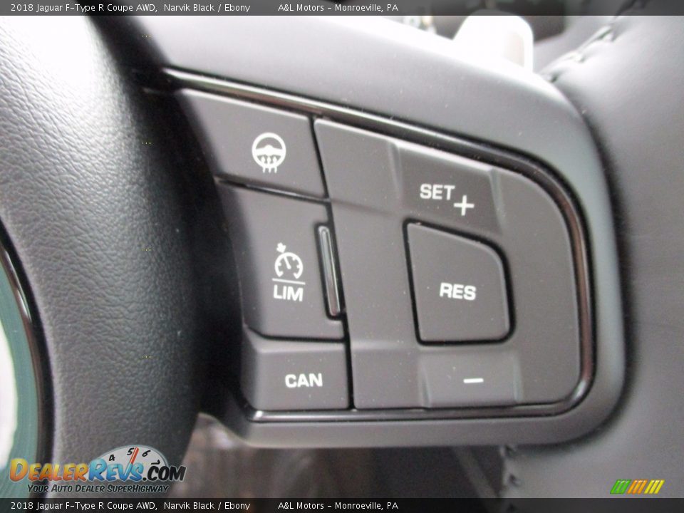 Controls of 2018 Jaguar F-Type R Coupe AWD Photo #15