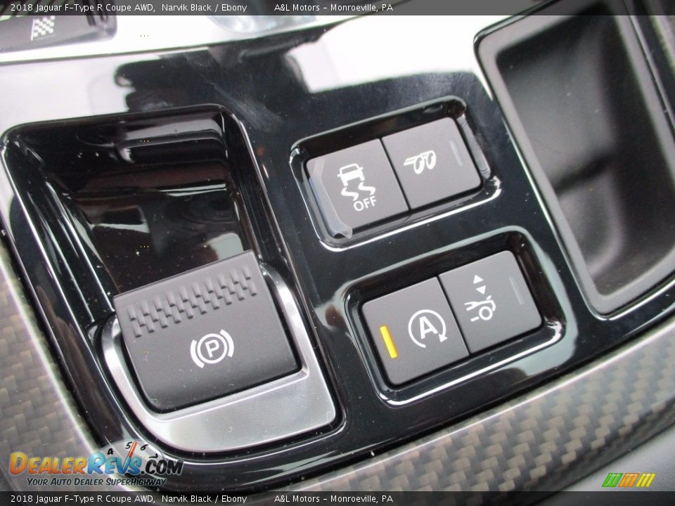 Controls of 2018 Jaguar F-Type R Coupe AWD Photo #17