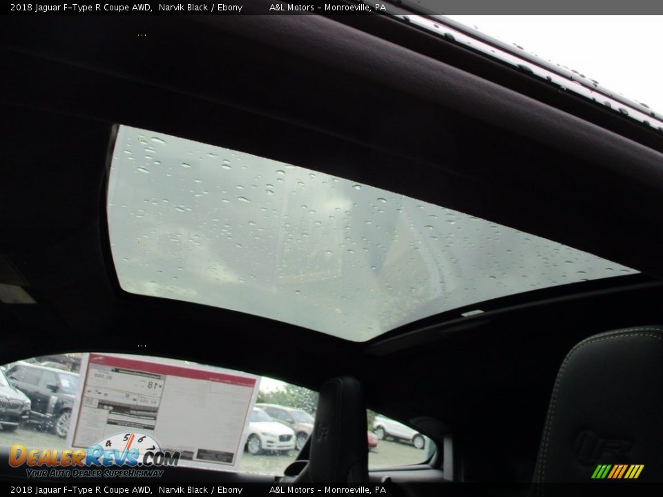 Sunroof of 2018 Jaguar F-Type R Coupe AWD Photo #18