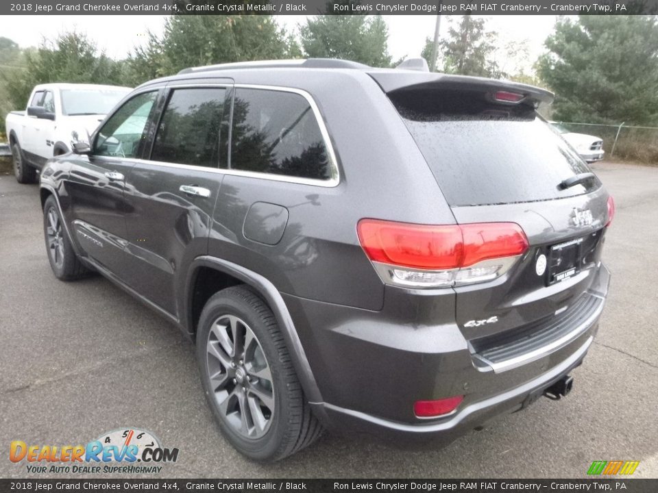 2018 Jeep Grand Cherokee Overland 4x4 Granite Crystal Metallic / Black Photo #3