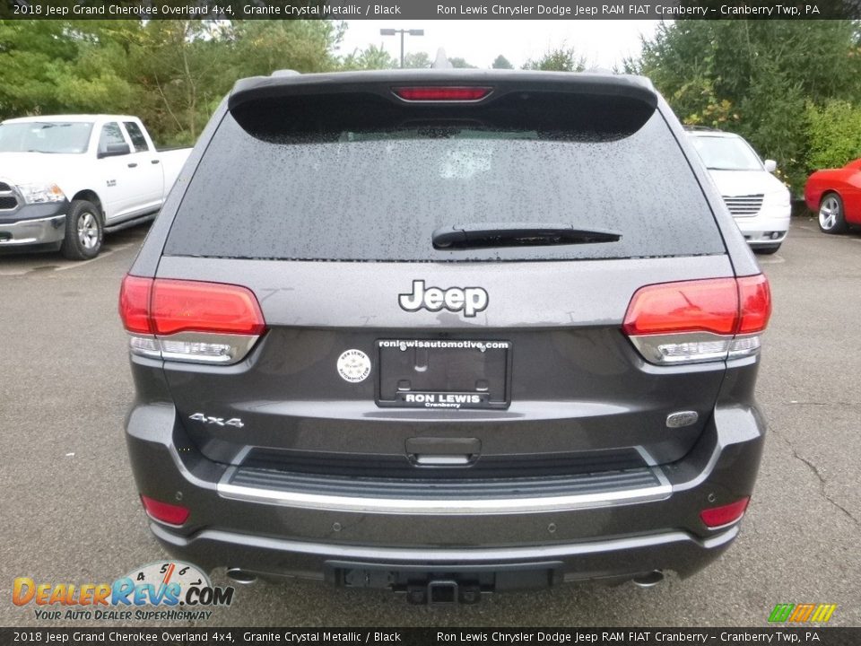 2018 Jeep Grand Cherokee Overland 4x4 Granite Crystal Metallic / Black Photo #4