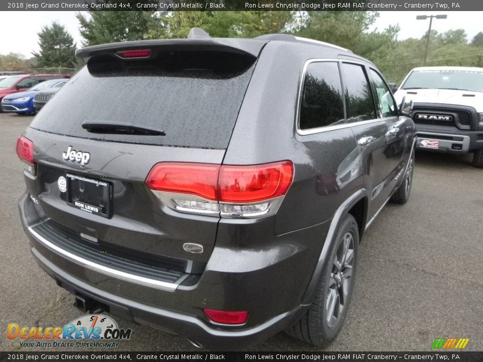 2018 Jeep Grand Cherokee Overland 4x4 Granite Crystal Metallic / Black Photo #5