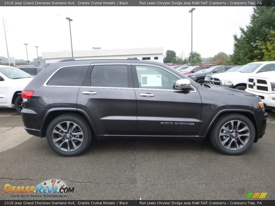 2018 Jeep Grand Cherokee Overland 4x4 Granite Crystal Metallic / Black Photo #6