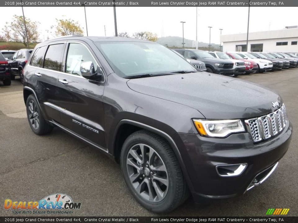 2018 Jeep Grand Cherokee Overland 4x4 Granite Crystal Metallic / Black Photo #7