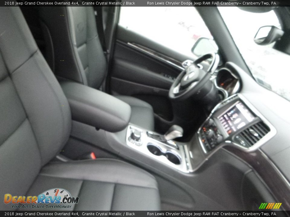 2018 Jeep Grand Cherokee Overland 4x4 Granite Crystal Metallic / Black Photo #10