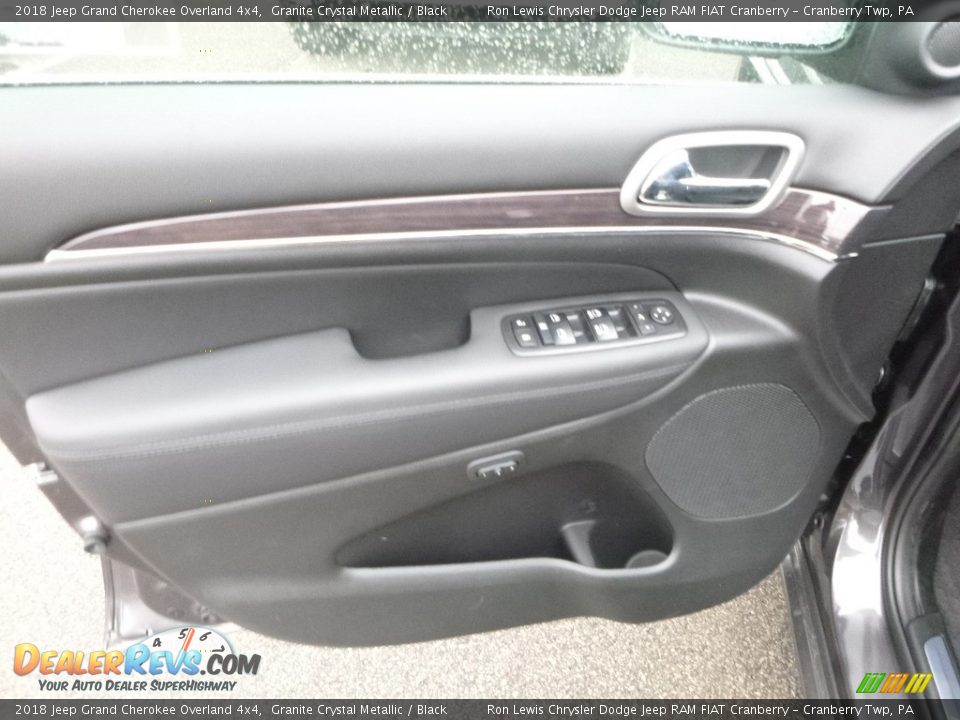 2018 Jeep Grand Cherokee Overland 4x4 Granite Crystal Metallic / Black Photo #13