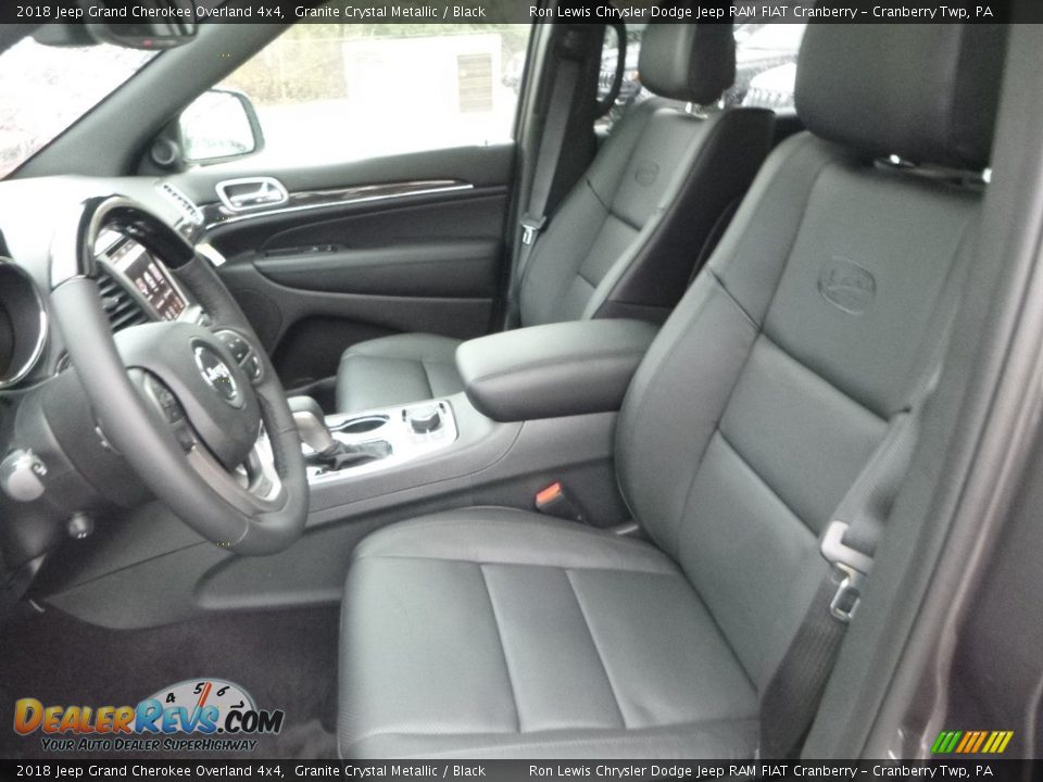 2018 Jeep Grand Cherokee Overland 4x4 Granite Crystal Metallic / Black Photo #15