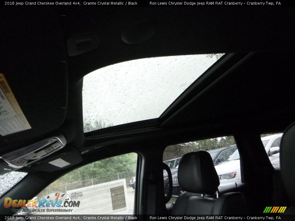 2018 Jeep Grand Cherokee Overland 4x4 Granite Crystal Metallic / Black Photo #16