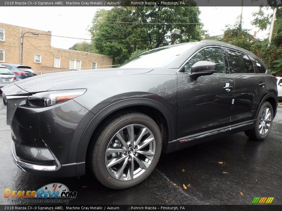 Front 3/4 View of 2018 Mazda CX-9 Signature AWD Photo #4