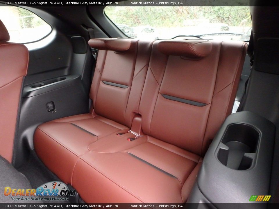 Rear Seat of 2018 Mazda CX-9 Signature AWD Photo #8
