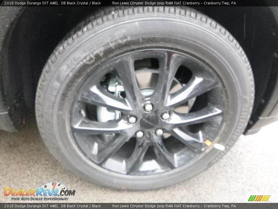 2018 Dodge Durango SXT AWD DB Black Crystal / Black Photo #9