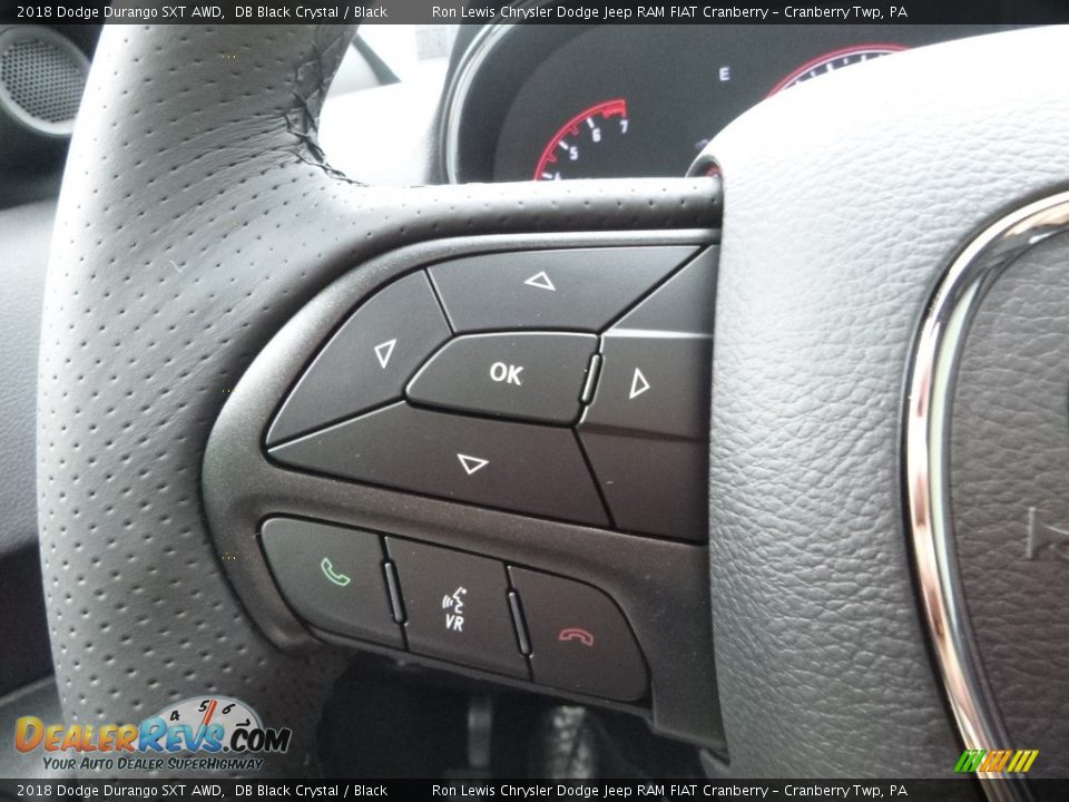 2018 Dodge Durango SXT AWD DB Black Crystal / Black Photo #19