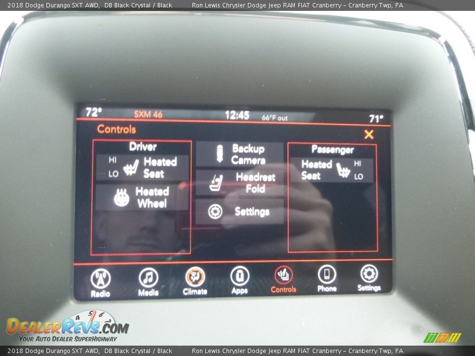 2018 Dodge Durango SXT AWD DB Black Crystal / Black Photo #20