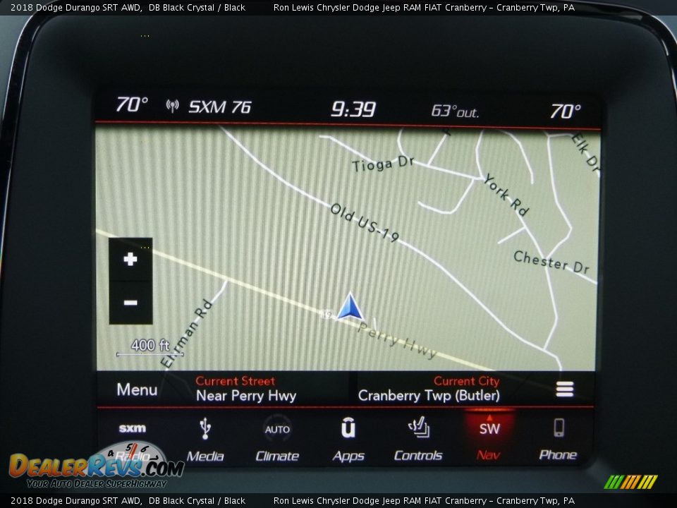 2018 Dodge Durango SRT AWD DB Black Crystal / Black Photo #20