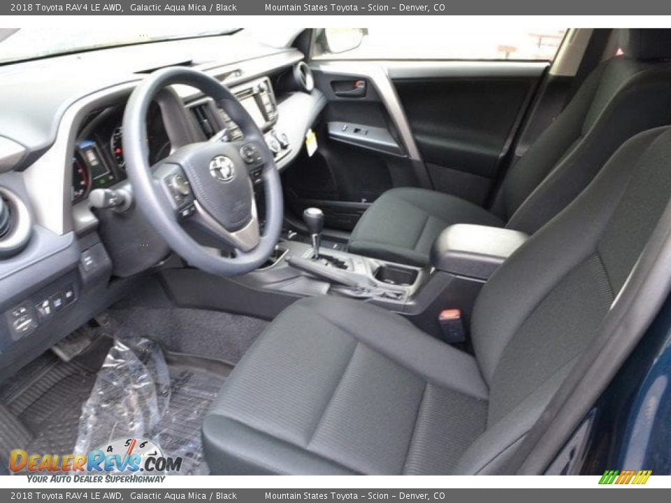 2018 Toyota RAV4 LE AWD Galactic Aqua Mica / Black Photo #5