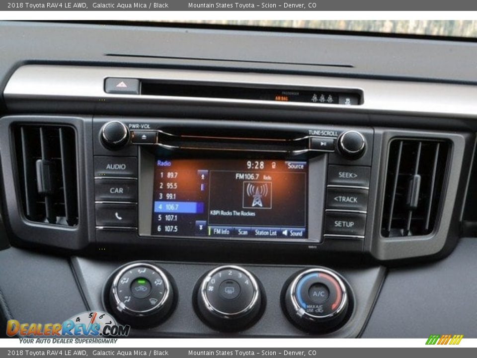 2018 Toyota RAV4 LE AWD Galactic Aqua Mica / Black Photo #6