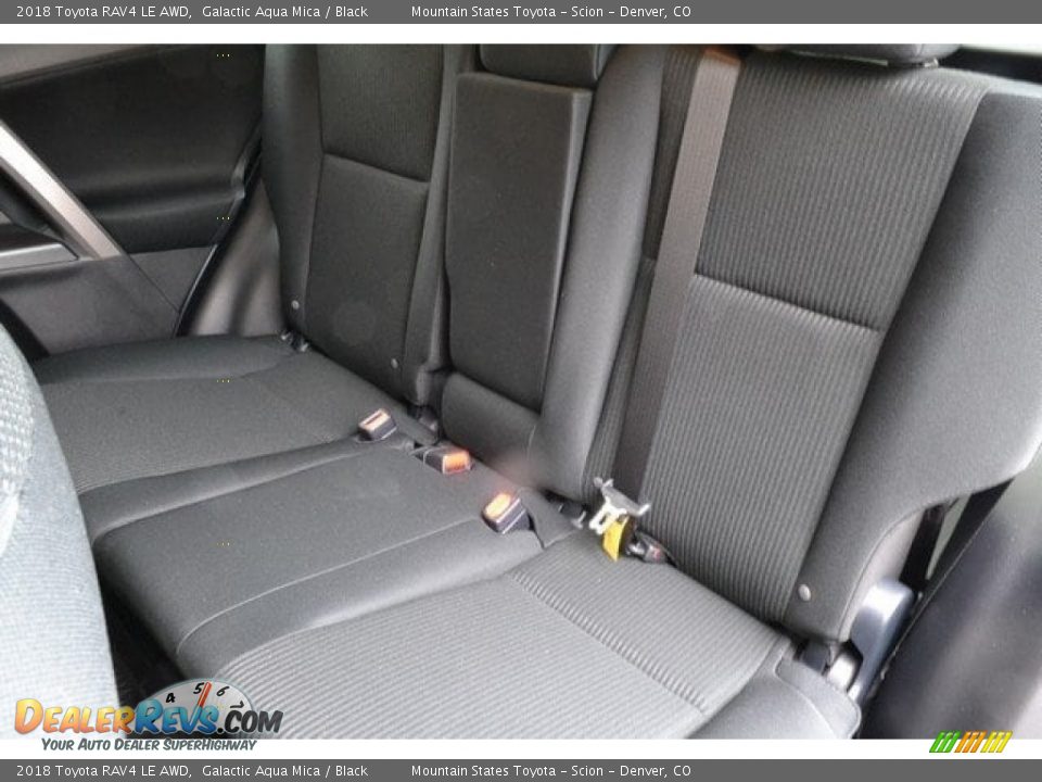 2018 Toyota RAV4 LE AWD Galactic Aqua Mica / Black Photo #7