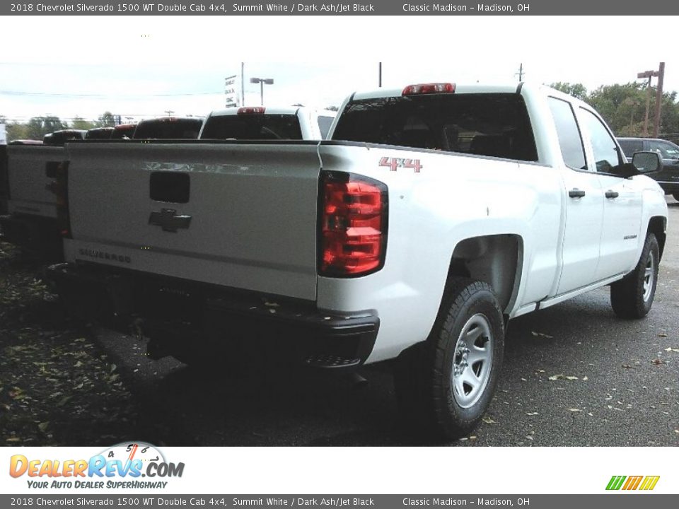 2018 Chevrolet Silverado 1500 WT Double Cab 4x4 Summit White / Dark Ash/Jet Black Photo #3
