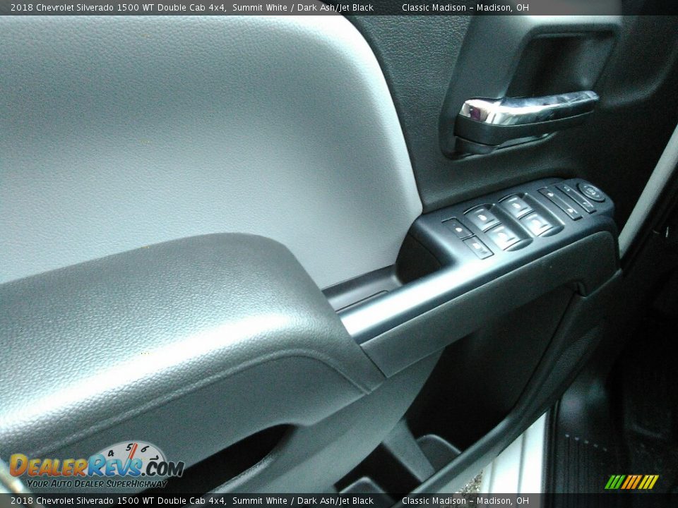 2018 Chevrolet Silverado 1500 WT Double Cab 4x4 Summit White / Dark Ash/Jet Black Photo #4
