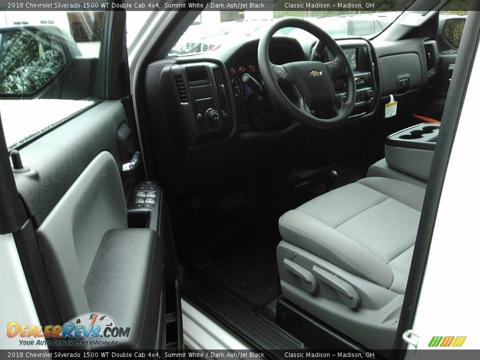 2018 Chevrolet Silverado 1500 WT Double Cab 4x4 Summit White / Dark Ash/Jet Black Photo #5