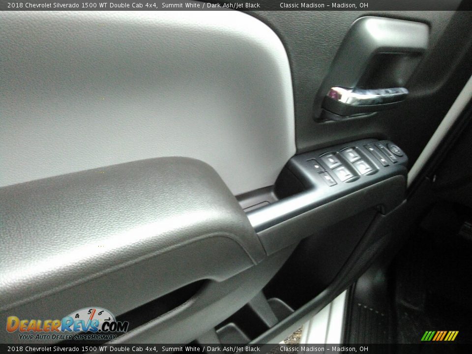 2018 Chevrolet Silverado 1500 WT Double Cab 4x4 Summit White / Dark Ash/Jet Black Photo #6