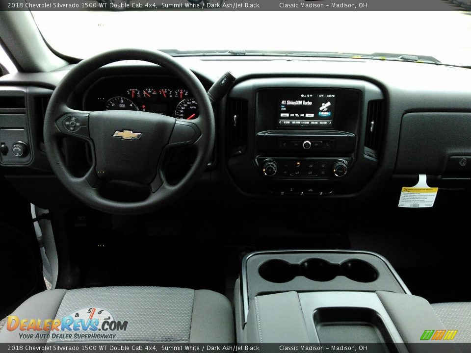 2018 Chevrolet Silverado 1500 WT Double Cab 4x4 Summit White / Dark Ash/Jet Black Photo #7