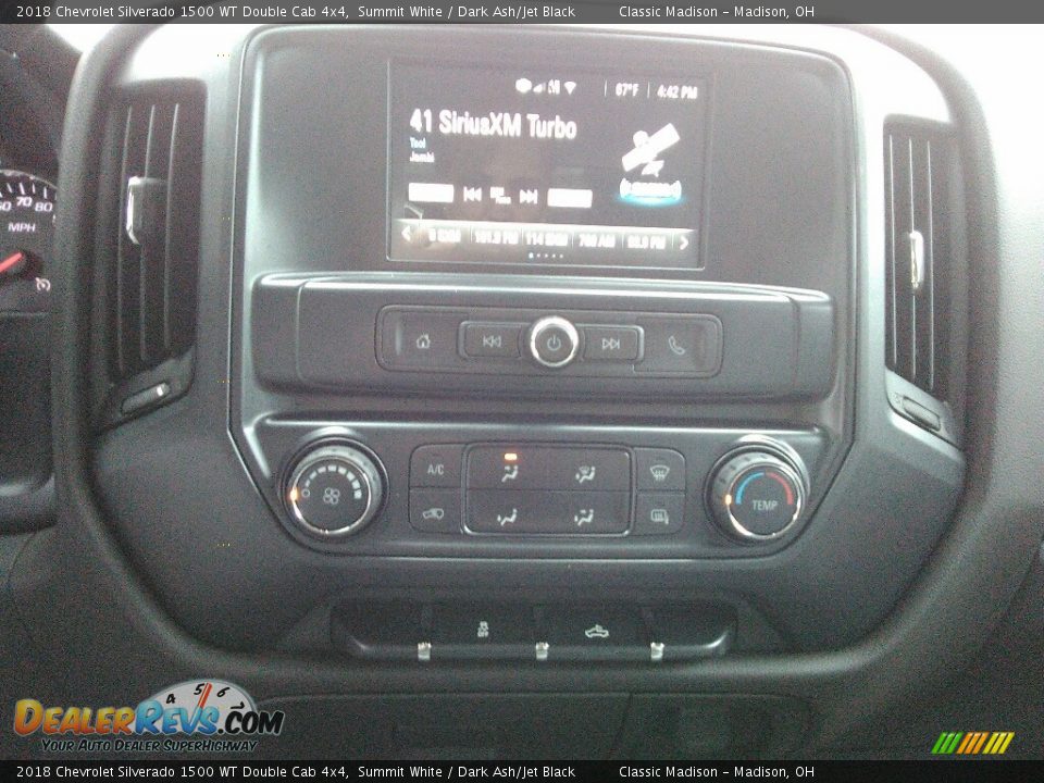2018 Chevrolet Silverado 1500 WT Double Cab 4x4 Summit White / Dark Ash/Jet Black Photo #9