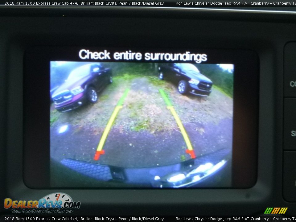 2018 Ram 1500 Express Crew Cab 4x4 Brilliant Black Crystal Pearl / Black/Diesel Gray Photo #18