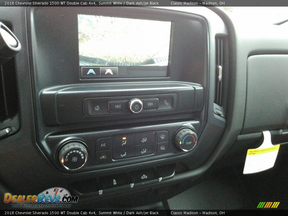 2018 Chevrolet Silverado 1500 WT Double Cab 4x4 Summit White / Dark Ash/Jet Black Photo #10