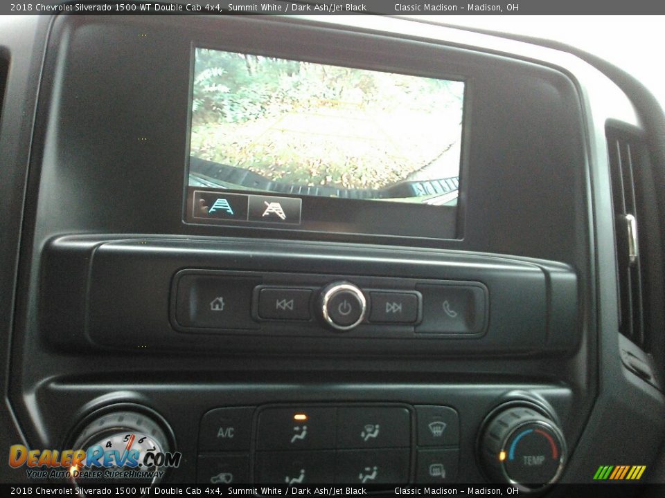 2018 Chevrolet Silverado 1500 WT Double Cab 4x4 Summit White / Dark Ash/Jet Black Photo #11