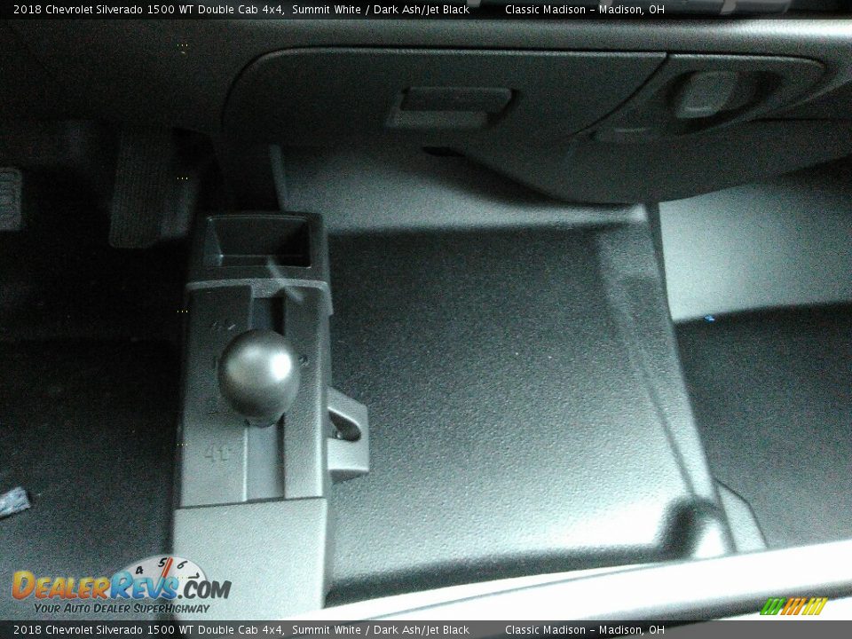 2018 Chevrolet Silverado 1500 WT Double Cab 4x4 Summit White / Dark Ash/Jet Black Photo #12