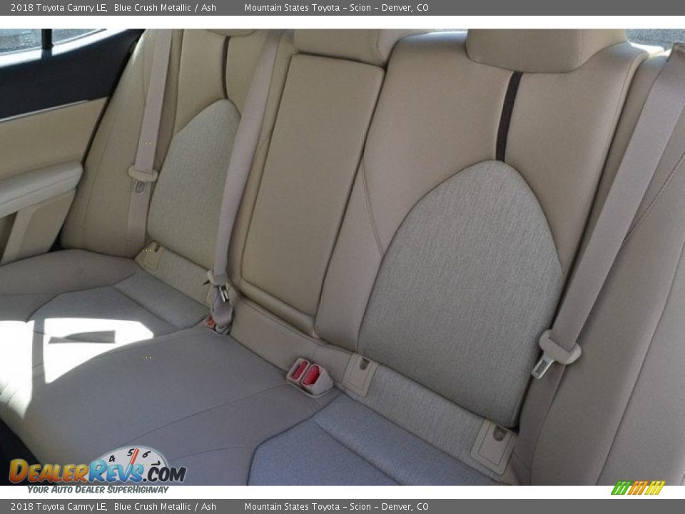 2018 Toyota Camry LE Blue Crush Metallic / Ash Photo #7
