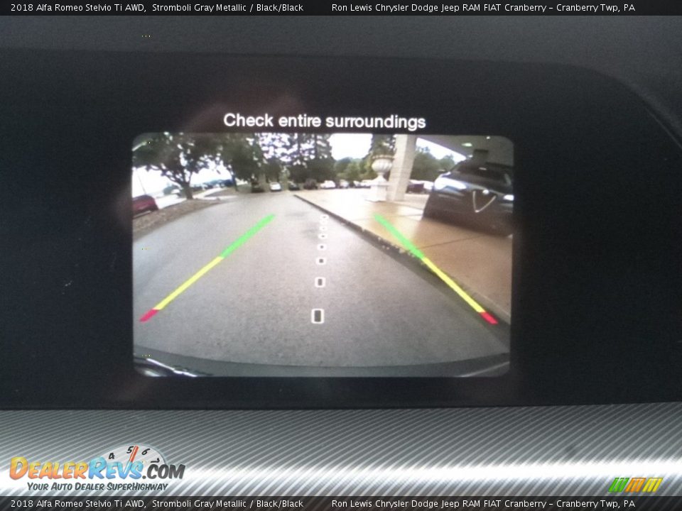 2018 Alfa Romeo Stelvio Ti AWD Stromboli Gray Metallic / Black/Black Photo #24