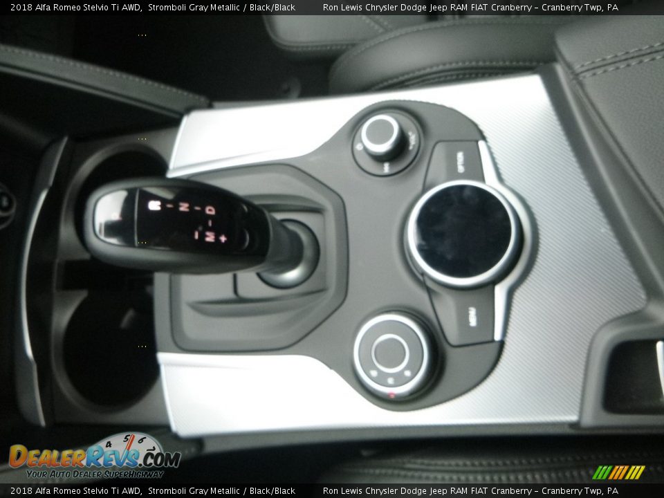 2018 Alfa Romeo Stelvio Ti AWD Stromboli Gray Metallic / Black/Black Photo #31