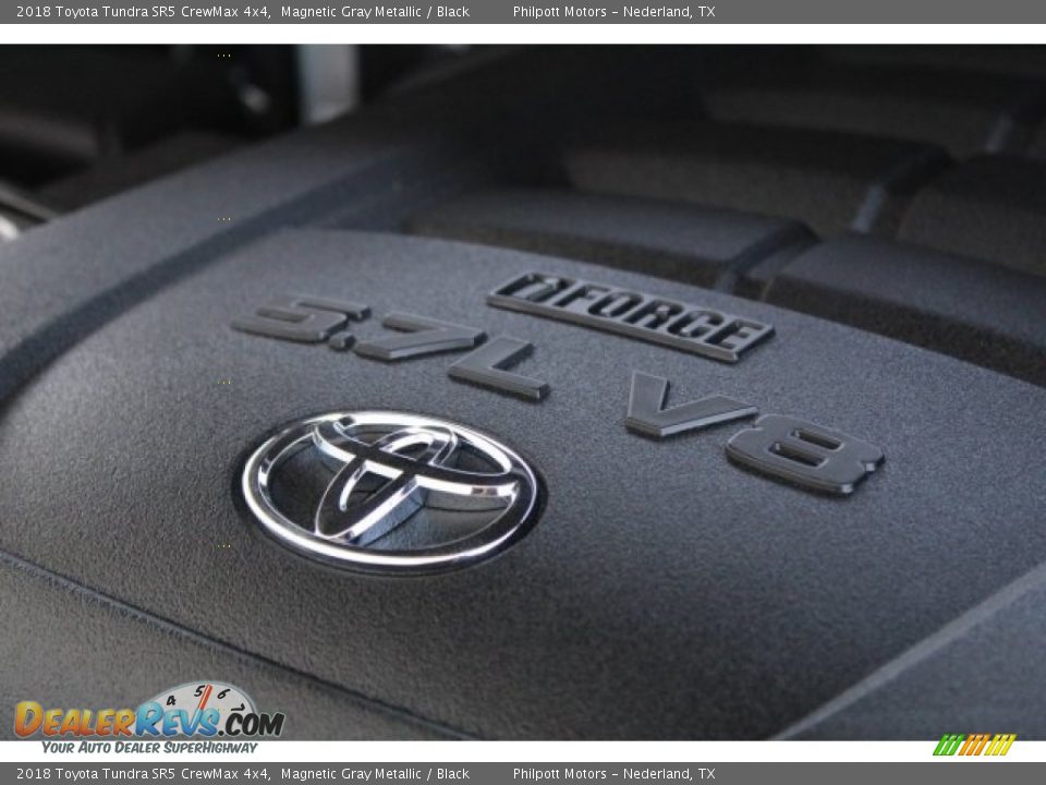2018 Toyota Tundra SR5 CrewMax 4x4 Magnetic Gray Metallic / Black Photo #25
