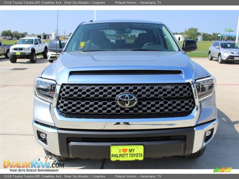 2018 Toyota Tundra SR5 CrewMax 4x4 Silver Sky Metallic / Graphite Photo #2