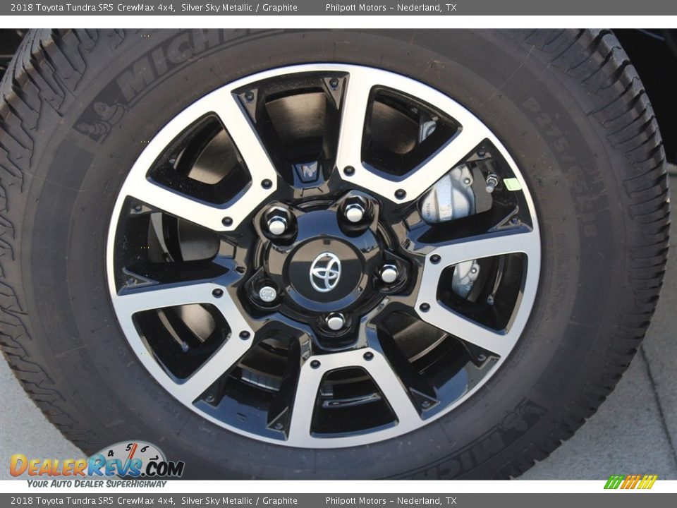2018 Toyota Tundra SR5 CrewMax 4x4 Silver Sky Metallic / Graphite Photo #4