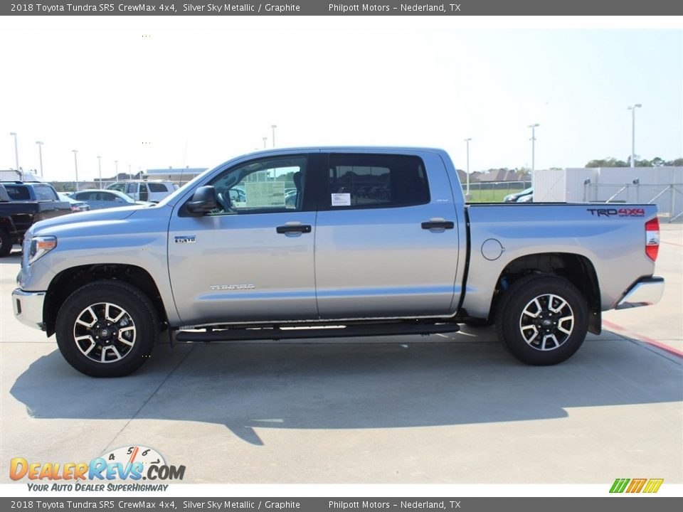 2018 Toyota Tundra SR5 CrewMax 4x4 Silver Sky Metallic / Graphite Photo #5