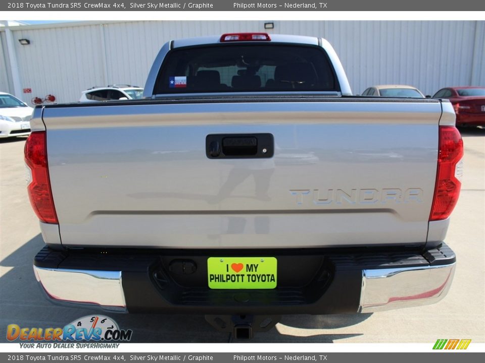 2018 Toyota Tundra SR5 CrewMax 4x4 Silver Sky Metallic / Graphite Photo #7