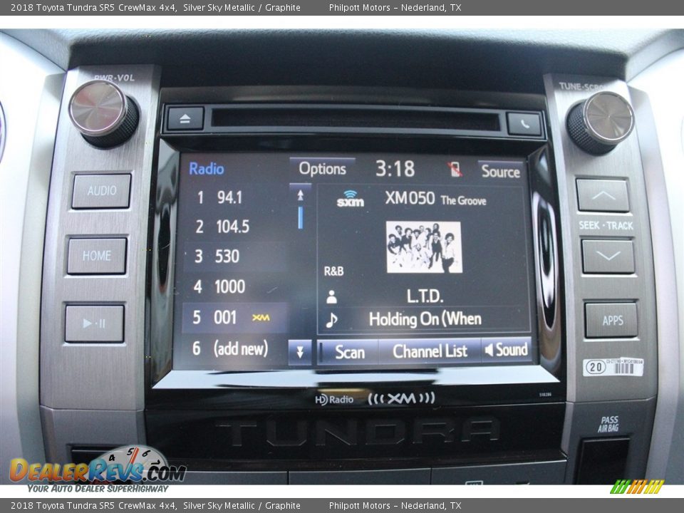 2018 Toyota Tundra SR5 CrewMax 4x4 Silver Sky Metallic / Graphite Photo #13