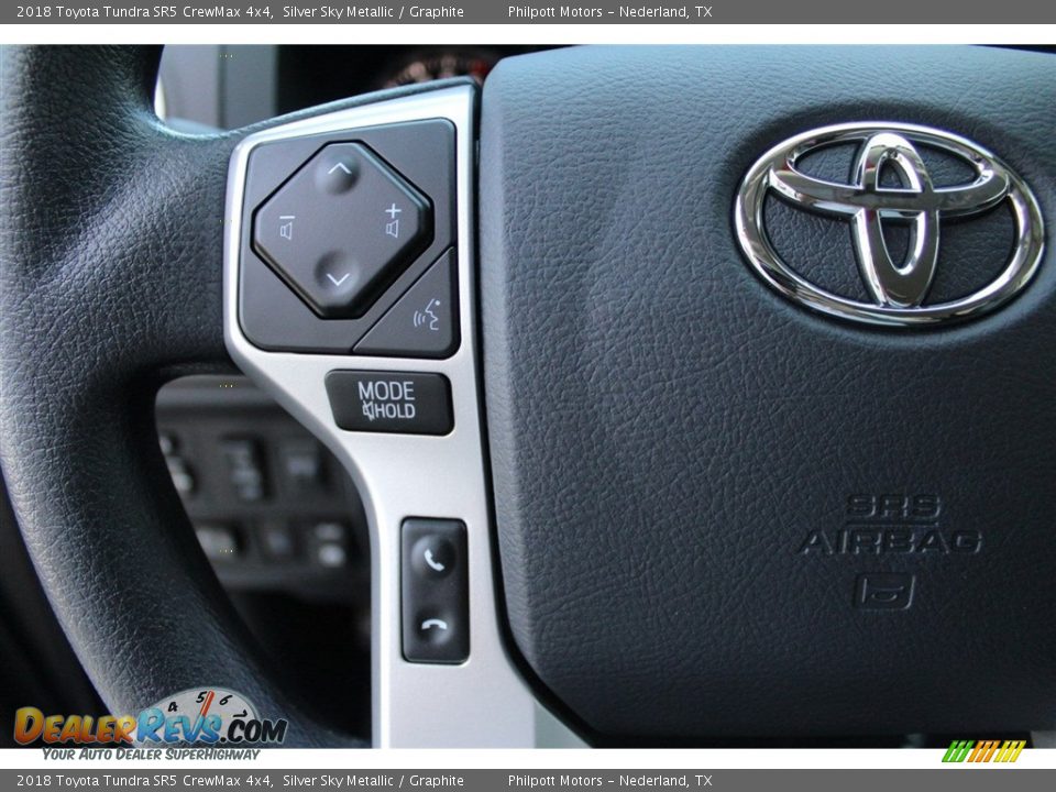 2018 Toyota Tundra SR5 CrewMax 4x4 Silver Sky Metallic / Graphite Photo #16