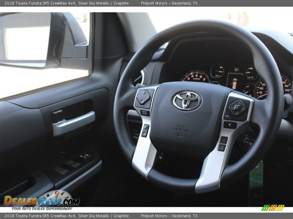 2018 Toyota Tundra SR5 CrewMax 4x4 Silver Sky Metallic / Graphite Photo #21