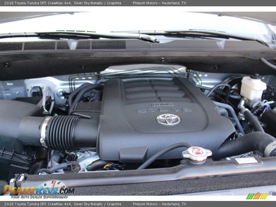 2018 Toyota Tundra SR5 CrewMax 4x4 Silver Sky Metallic / Graphite Photo #23
